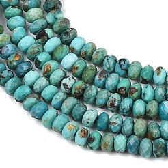 Natural HuBei Turquoise Beads Strands&nbsp;G-B175-A15-2x4mm
