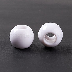 Opaque Acrylic European Beads&nbsp;OPDL-C002-11M