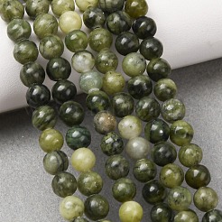 Natural Chinese Jade Beads Strands&nbsp;G-F363-6mm