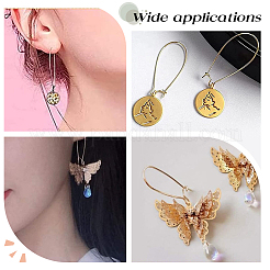 100Pcs 304 Stainless Steel Hoop Earring Findings&nbsp;STAS-BBC0005-94S-01