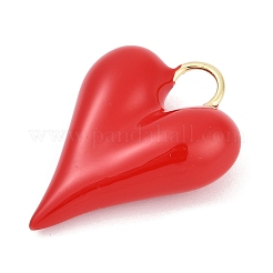 Brass Enamel Pendants&nbsp;KK-G522-39G