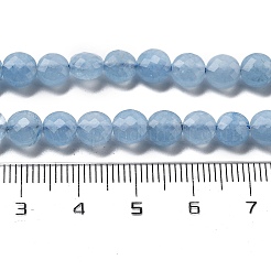 Natural Dyed Quartz Imitation Aquamarine Beads Strands&nbsp;G-C179-A01-02