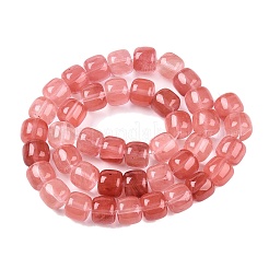 Cherry Quartz Glass Beads Strands&nbsp;G-T138-136