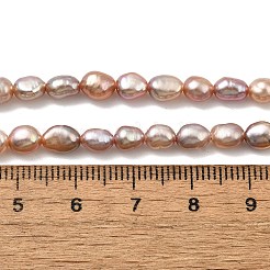 Natural Cultured Freshwater Pearl Beads Strands&nbsp;PEAR-I007-01P-04A