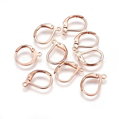 304 Stainless Steel Leverback Earring Findings&nbsp;X-STAS-E460-03RG