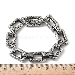 304 Stainless Steel Link Chain Bracelets for Men Women&nbsp;BJEW-D385-05AS