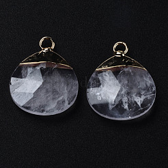 Natural Quartz Crystal Pendants&nbsp;G-Q998-030