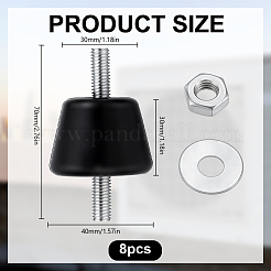 Rubber Air Conditioner Outdoor Unit Shock-absorbing Pad&nbsp;AJEW-WH0596-769-1