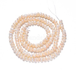 Natural Cultured Freshwater Pearl Beads Strands&nbsp;PEAR-N013-03B