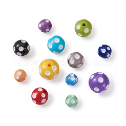 Opaque Acrylic Beads&nbsp;SACR-CW0001-03