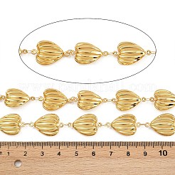 304 Stainless Steel Heart Link Chains&nbsp;CHS-P023-02G