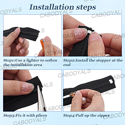 240Pcs 3 Colors Clothing Accessories&nbsp;KK-CY0001-16A