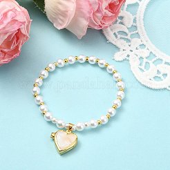 5Pcs Natural Shell Locket Pendants&nbsp;KK-SZ0006-51