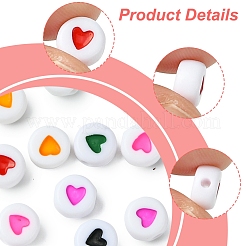 320Pcs 8 Colors Opaque Acrylic Beads&nbsp;FIND-FS0002-84
