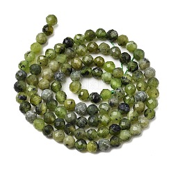 Natural Green Jade Beads Strands&nbsp;G-P603-C-4mm-03AB