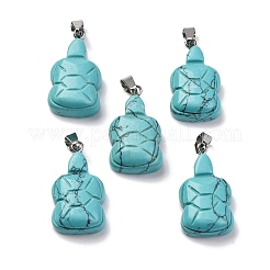 Natural & Synthetic Mixed Gemstone Pendants&nbsp;G-B127-06P