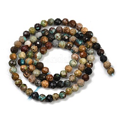 Natural HuBei Turquoise Beads Strands&nbsp;G-L628-B02-4mm-02
