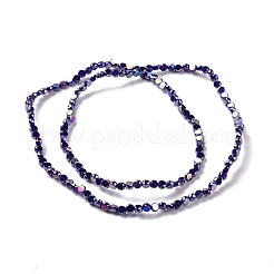 Electroplate Glass Beads Strands&nbsp;GLAA-E036-04-M