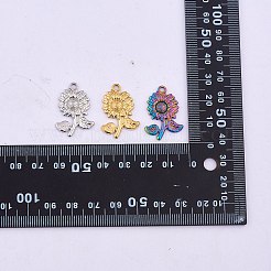 15Pcs 3 Colors 304 Stainless Steel Pendants&nbsp;STAS-SZ0002-81