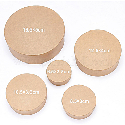 Kraft Cardboard Paper Jewelry Gift Boxes&nbsp;CBOX-WH0006-07