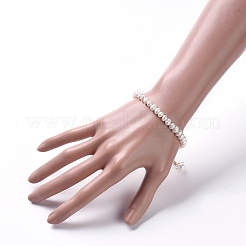 Natural Cultured Freshwater Pearl Beaded Bracelets&nbsp;BJEW-JB04997