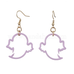 7 Pairs 304 Stainless Steel Acrylic Ghost Dangle Earrings&nbsp;EJEW-JE06541