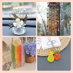 4 Strands 4 Styles Transparent Glass Bead Strands&nbsp;GLAA-TA0002-56C