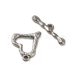 Non-Tarnish 304 Stainless Steel Toggle Clasps&nbsp;STAS-Q324-13P