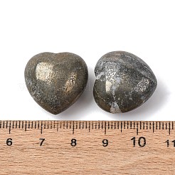 Natural Pyrite Heart Love Stone&nbsp;G-F659-B28