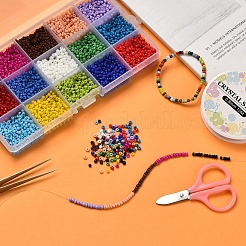 8/0 Glass Round Seed Beads&nbsp;SEED-YW0001-08B