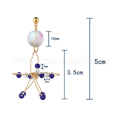 Dangle Stud Earrings&nbsp;EJEW-JE03694