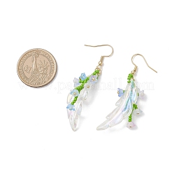 Handmade Glass Seed Beads Dangle Earrings&nbsp;EJEW-MZ00546-03