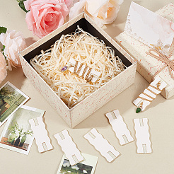 PU Imitation Leather Necklace Display Cards&nbsp;LS-CDIS-WH0021-042D