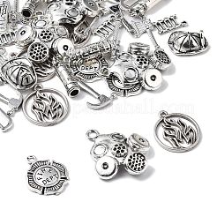 40Pcs 10 Styles Tibetan Style Alloy Pendants&nbsp;FIND-FP0001-23