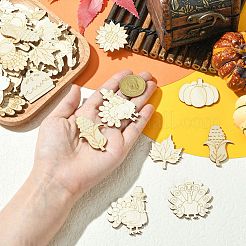 Thanksgiving Day Unfinished Blank Wooden Slices for Painting Arts&nbsp;WOOD-CJC0005-61B-1