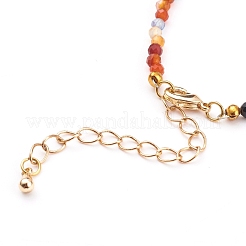 Dyed Natural Agate Beaded Bracelets&nbsp;BJEW-JB05932