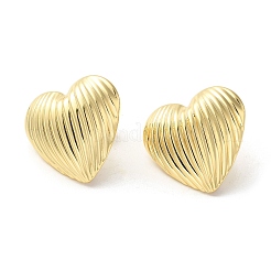 Brass Stud Earrings for Women&nbsp;EJEW-M251-01G