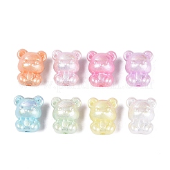 Luminous Opaque UV Plating Acrylic Beads&nbsp;OACR-Q204-17