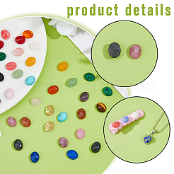 46Pcs 23 Styles Natural & Synthetic Mixed Gemstone Cabochons&nbsp;G-FH0002-52