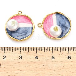 304 Stainless Steel Enamel  Pendants&nbsp;STAS-B084-06G-01