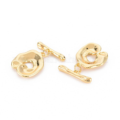 Brass Toggle Clasps&nbsp;KK-S354-294-NF