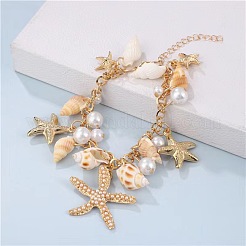Alloy Charm Bracelets&nbsp;FS-WGDFB6B-01