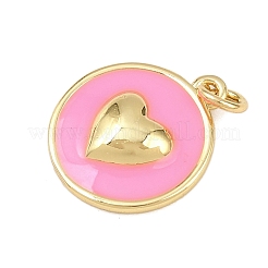 Brass Enamel Pendants&nbsp;KK-L251-02G-A05