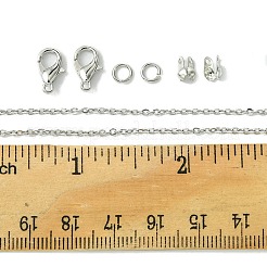 DIY Brass Chain Extender/End Chains Making Kits&nbsp;DIY-FS0005-61P