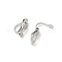 Brass Clip-on Earring Findings&nbsp;KK-G557-34P