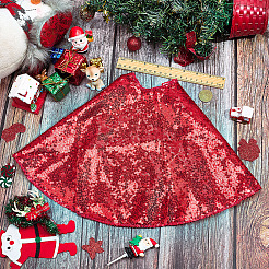 Polyester Christmas Tree Skirt&nbsp;DIY-WH20032-86B