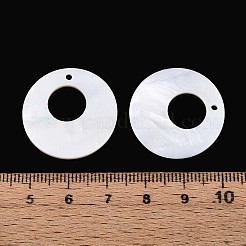 Natural Freshwater Shell Pendants&nbsp;SHEL-T020-45B