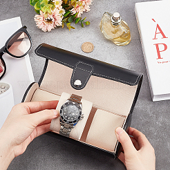Column PU Leather Watch Boxes&nbsp;CON-WH0094-07A