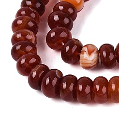 Dyed Natural Agate Beads Strands&nbsp;G-Q606-44B-01
