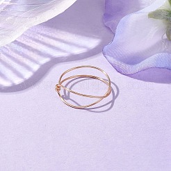 Copper Wire Wrapped Finger Rings&nbsp;RJEW-JR00737